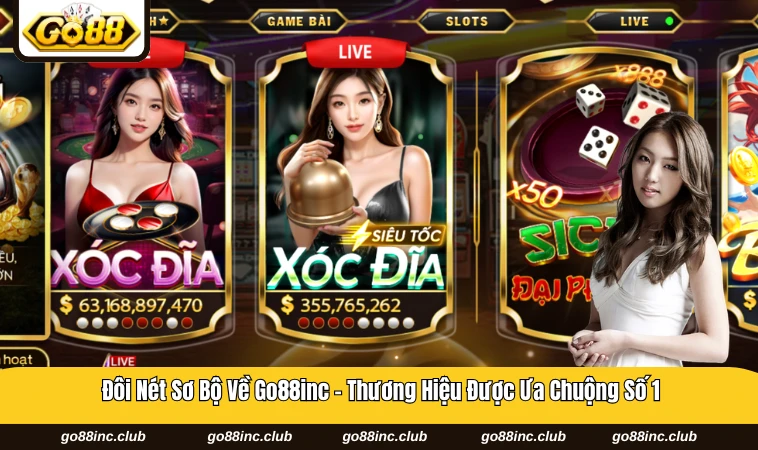 Vài nét sơ lược về cổng game đình đám GO88INC