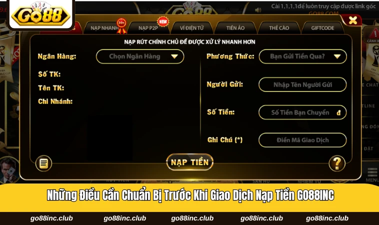 Kiểm tra kỹ thông tin tài khoản trước khi làm giao dịch