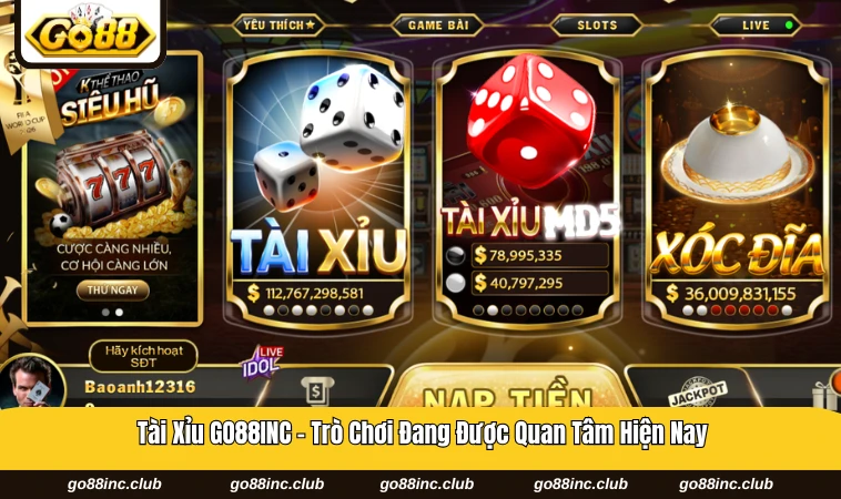 Tài xỉu GO88INC